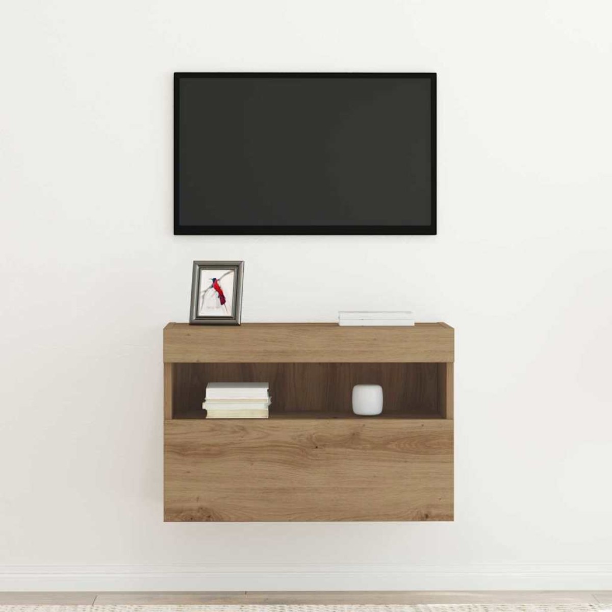 vidaXL Ντουλάπι Τηλεόρασης Τοίχου 60 x 30 x 40 εκ. artisan δρυς
