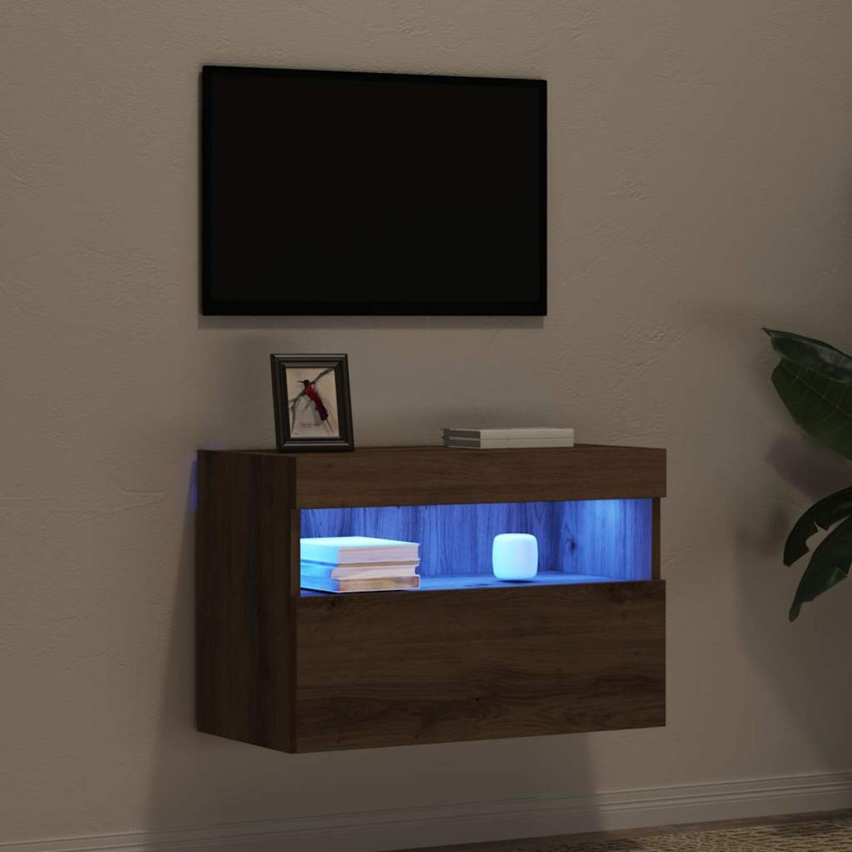 vidaXL Ντουλάπι Τηλεόρασης Τοίχου 60 x 30 x 40 εκ. artisan δρυς