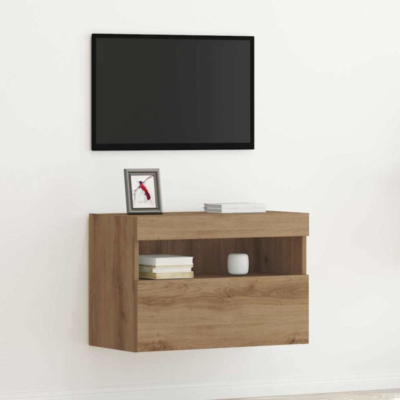 vidaXL Ντουλάπι Τηλεόρασης Τοίχου 60 x 30 x 40 εκ. artisan δρυς