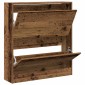 vidaXL Ντουλάπα Παπουτσιών 80 x 21 x 87,5 cm Επεξεργασμένο Ξύλο