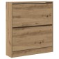 vidaXL Ντουλάπα Παπουτσιών 80 x 21 x 87,5 cm Επεξεργασμένο Ξύλο