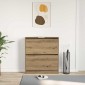 vidaXL Ντουλάπα Παπουτσιών 80 x 21 x 87,5 cm Επεξεργασμένο Ξύλο