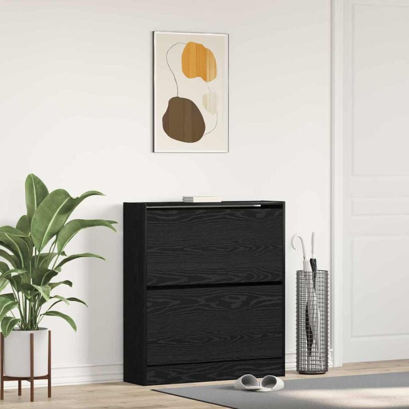vidaXL Ντουλάπα Παπουτσιών 80 x 21 x 87,5 cm Επεξεργασμένο Ξύλο