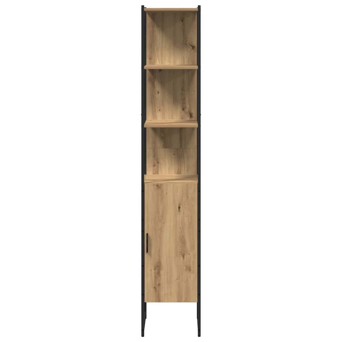 vidaXL Ντουλάπι Μπάνιου artisan δρυς 33 x 33 x 185,5 εκ