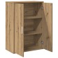 vidaXL Πλαϊνό γραφείο Artisan Oak 60 x 31 x 84 εκ. Επεξεργασμένο Ξύλο