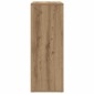 vidaXL Πλαϊνό γραφείο Artisan Oak 60 x 31 x 84 εκ. Επεξεργασμένο Ξύλο