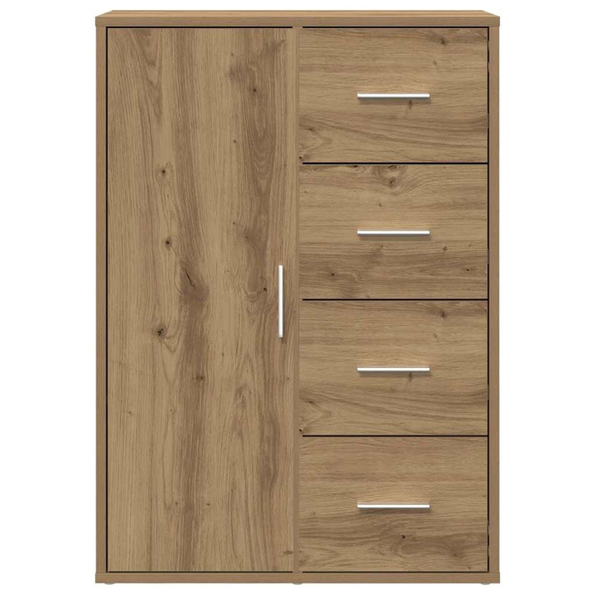 vidaXL Πλαϊνό γραφείο Artisan Oak 60 x 31 x 84 εκ. Επεξεργασμένο Ξύλο