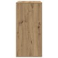 vidaXL Πλαϊνό γραφείο Artisan Oak 79 x 38 x 80 εκ. Επεξεργασμένο Ξύλο