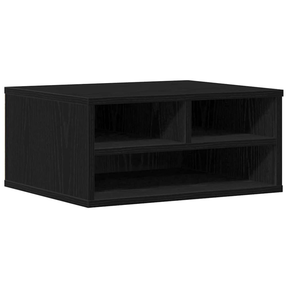 vidaXL Σταντ Εκτυπωτή Μαύρη Δρυς 49 x 40 x 22,5 εκ Επεξεργασμένο Ξύλο