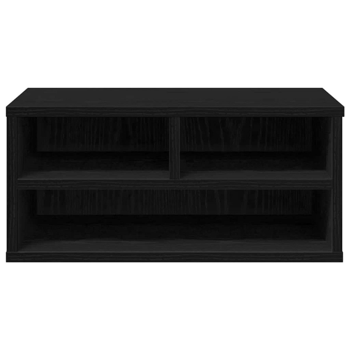 vidaXL Σταντ Εκτυπωτή Μαύρη Δρυς 49 x 40 x 22,5 εκ Επεξεργασμένο Ξύλο