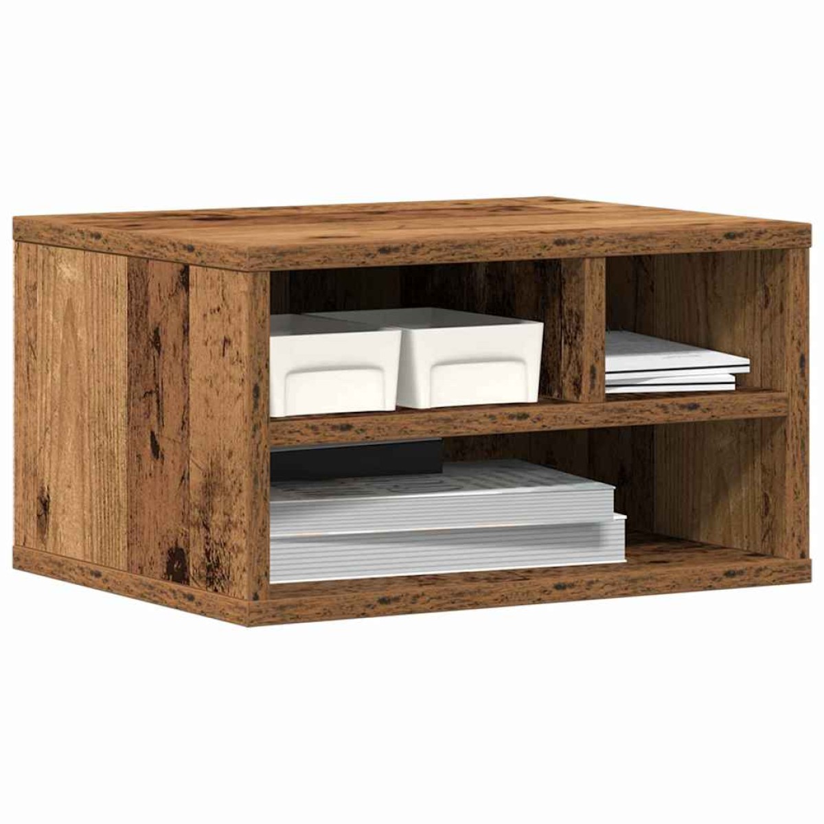 vidaXL Σταντ Εκτυπωτή Παλιό ξύλο 40 x 32 x 22,5 εκ Επεξεργασμένο Ξύλο