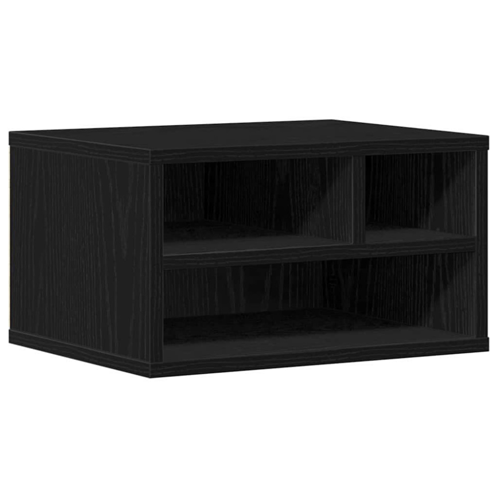 vidaXL Σταντ Εκτυπωτή Μαύρη Οξυά 40 x 32 x 22,5 εκ Επεξεργασμένο Ξύλο