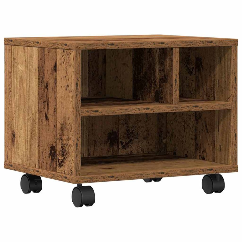 vidaXL Σταντ Εκτυπωτή Παλιό ξύλο 41 x 32 x 34,5 εκ. Επεξεργασμένο Ξύλο