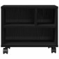 vidaXL Σταντ Εκτυπωτή Μαύρη Οξυά 41 x 32 x 34,5 εκ. Επεξεργασμένο Ξύλο
