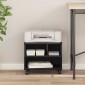 vidaXL Σταντ Εκτυπωτή Μαύρη Οξυά 41 x 32 x 34,5 εκ. Επεξεργασμένο Ξύλο