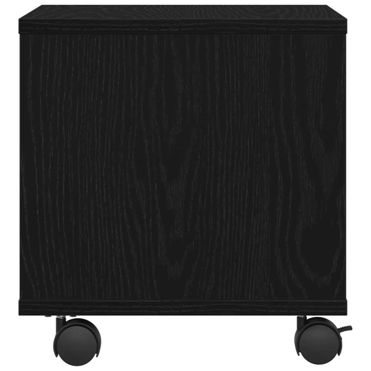 vidaXL Σταντ Εκτυπωτή Μαύρη Οξυά 41 x 32 x 34,5 εκ. Επεξεργασμένο Ξύλο
