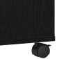 vidaXL Σταντ Εκτυπωτή Μαύρη Οξυά 41 x 32 x 34,5 εκ. Επεξεργασμένο Ξύλο