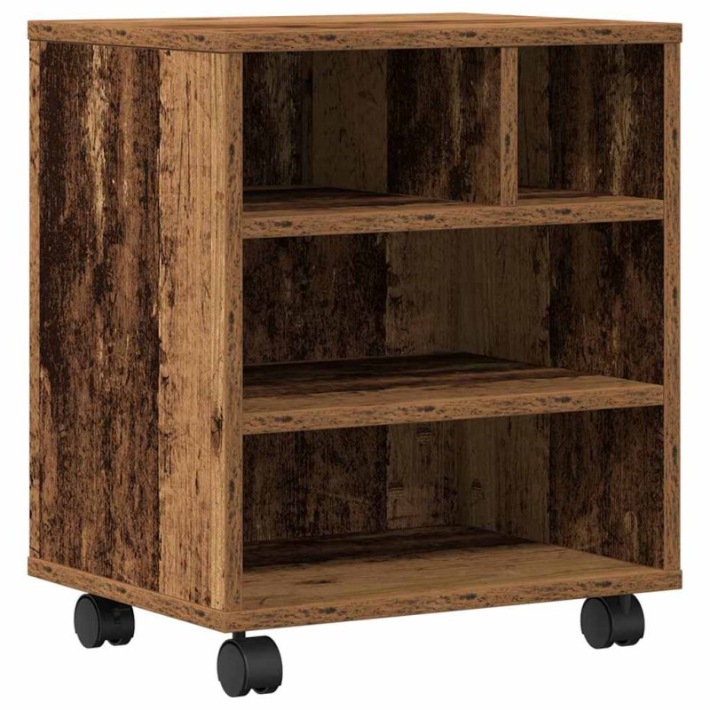 vidaXL Σταντ Εκτυπωτή Παλαιωμένο ξύλο 41 x 32 x 48 εκ.