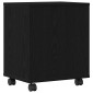 vidaXL Σταντ Εκτυπωτή Μαύρη Δρυς 41 x 32 x 48 εκ. Επεξεργασμένο Ξύλο