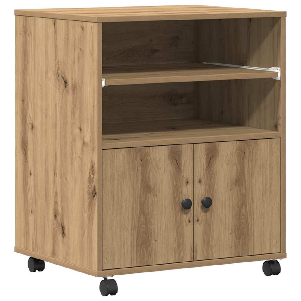vidaXL Σταντ Εκτυπωτή Artisan Δρυς 60 x 48 x 74 εκ. Επεξεργασμένο Ξύλο