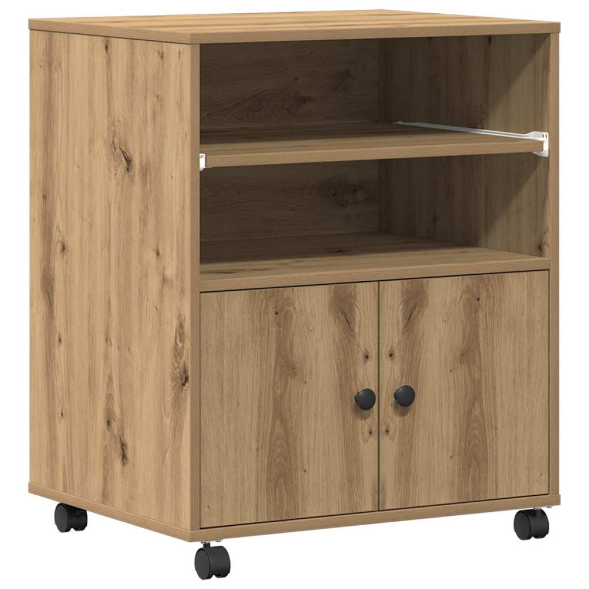 vidaXL Σταντ Εκτυπωτή Artisan Δρυς 60 x 48 x 74 εκ. Επεξεργασμένο Ξύλο