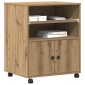 vidaXL Σταντ Εκτυπωτή Artisan Δρυς 60 x 48 x 74 εκ. Επεξεργασμένο Ξύλο