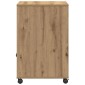vidaXL Σταντ Εκτυπωτή Artisan Δρυς 60 x 48 x 74 εκ. Επεξεργασμένο Ξύλο