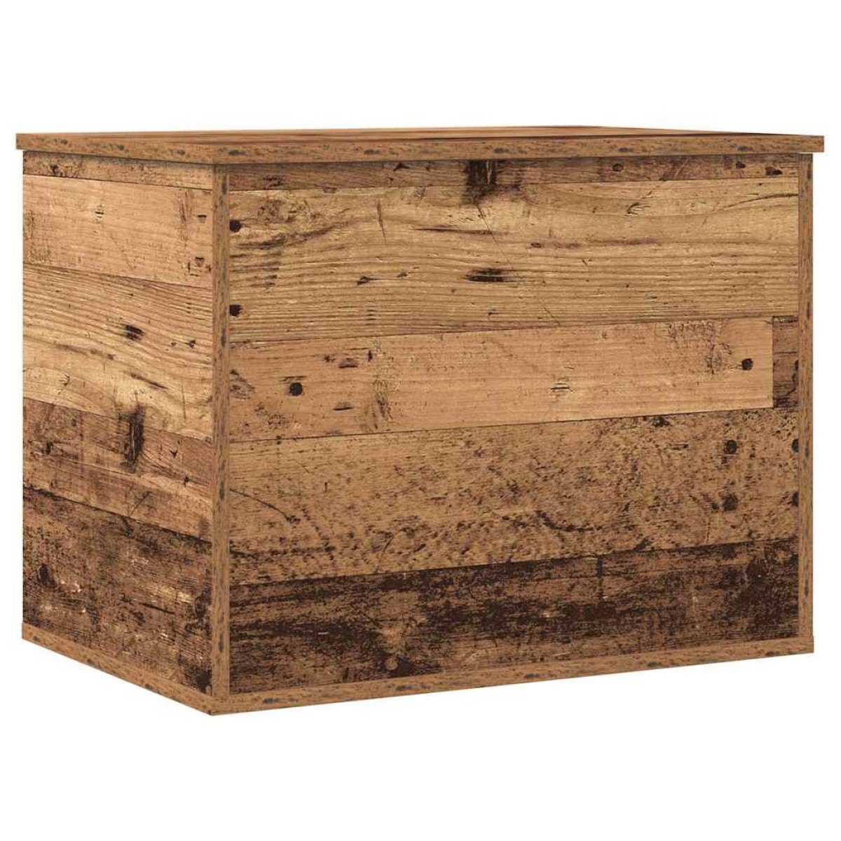 vidaXL Κουτί αποθήκευσης Παλαιό ξύλο 60 x 42 x 46 cm