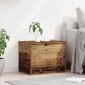 vidaXL Κουτί αποθήκευσης Παλαιό ξύλο 60 x 42 x 46 cm