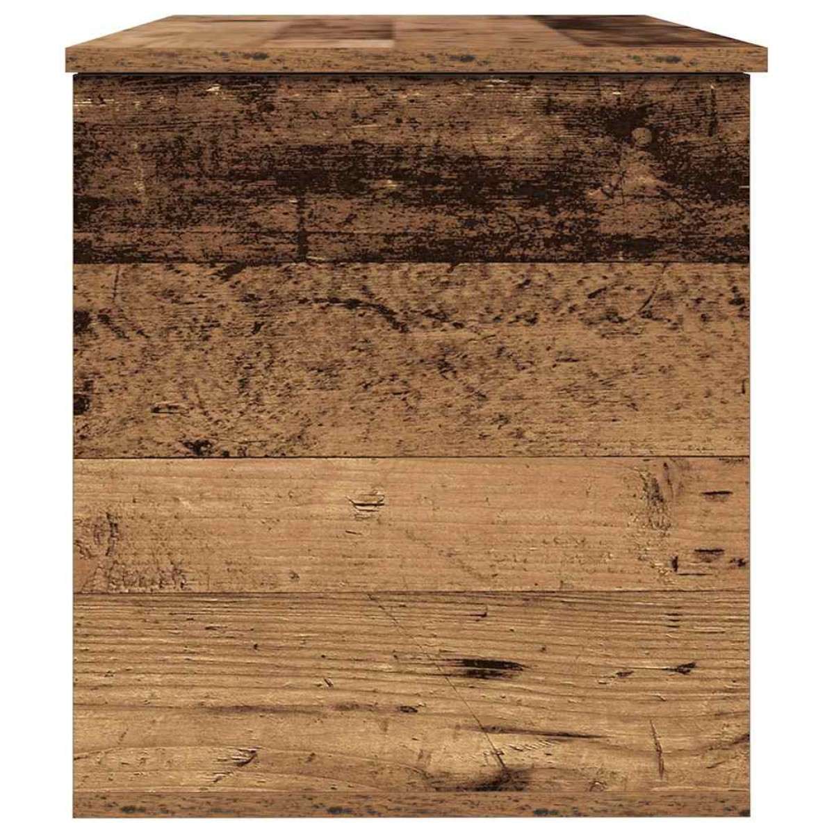 vidaXL Κουτί αποθήκευσης Παλαιό ξύλο 100 x 42 x 46 cm