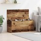vidaXL Κουτί αποθήκευσης Παλαιό ξύλο 100 x 42 x 46 cm