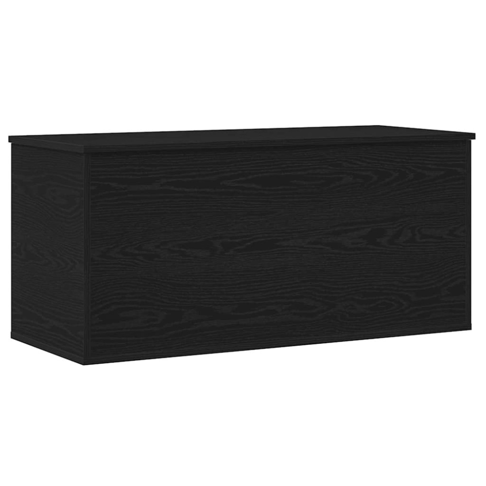vidaXL Κουτί αποθήκευσης Μαύρη δρυς 100 x 42 x 46 cm