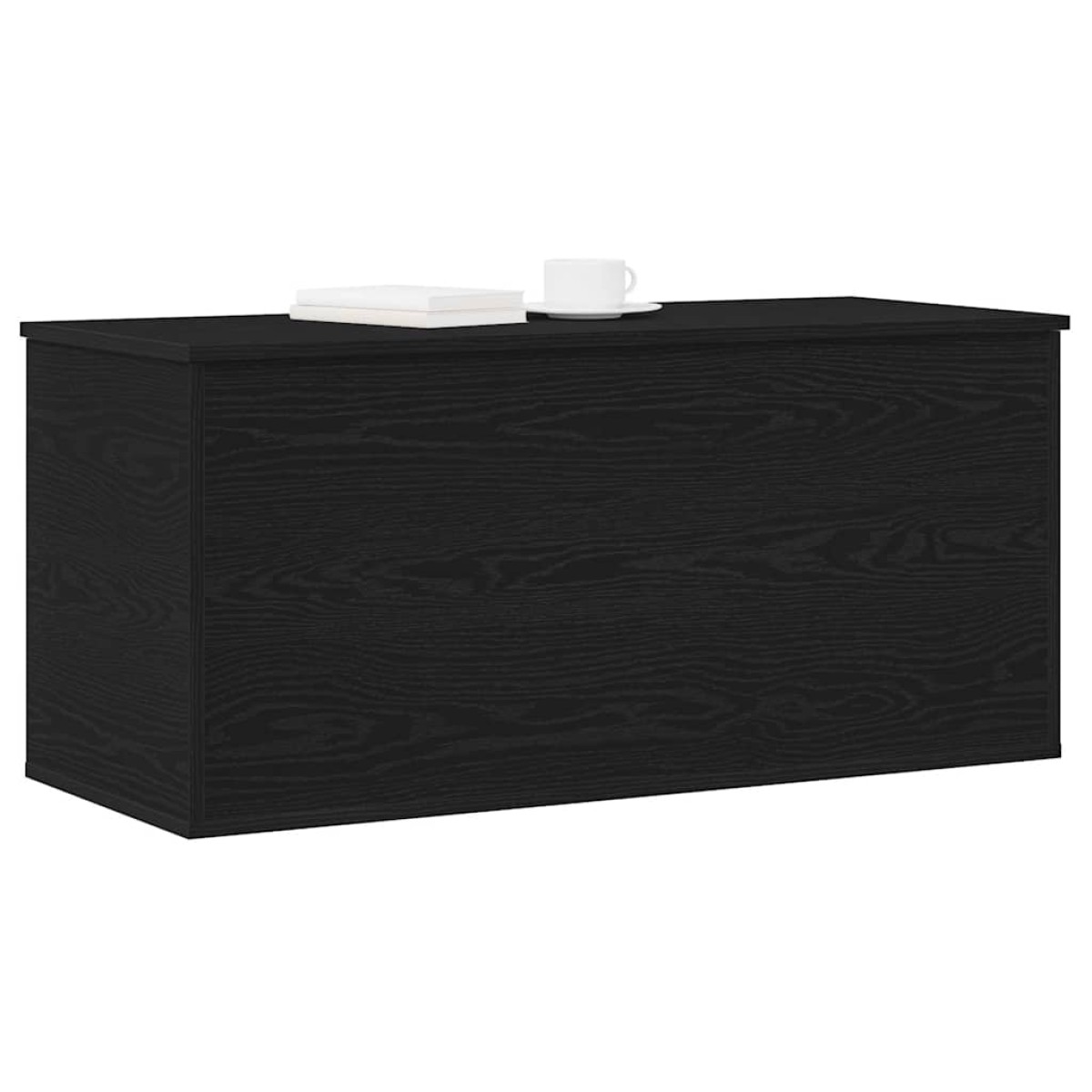 vidaXL Κουτί αποθήκευσης Μαύρη δρυς 100 x 42 x 46 cm