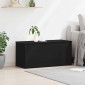 vidaXL Κουτί αποθήκευσης Μαύρη δρυς 100 x 42 x 46 cm