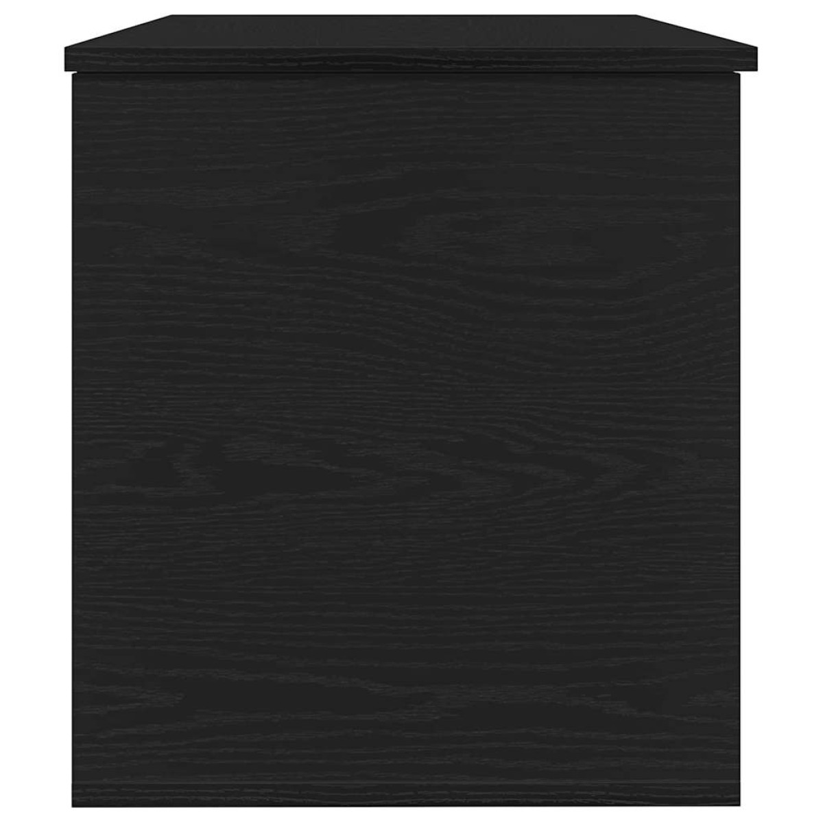 vidaXL Κουτί αποθήκευσης Μαύρη δρυς 100 x 42 x 46 cm
