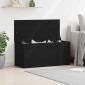 vidaXL Κουτί αποθήκευσης Μαύρη δρυς 100 x 42 x 46 cm