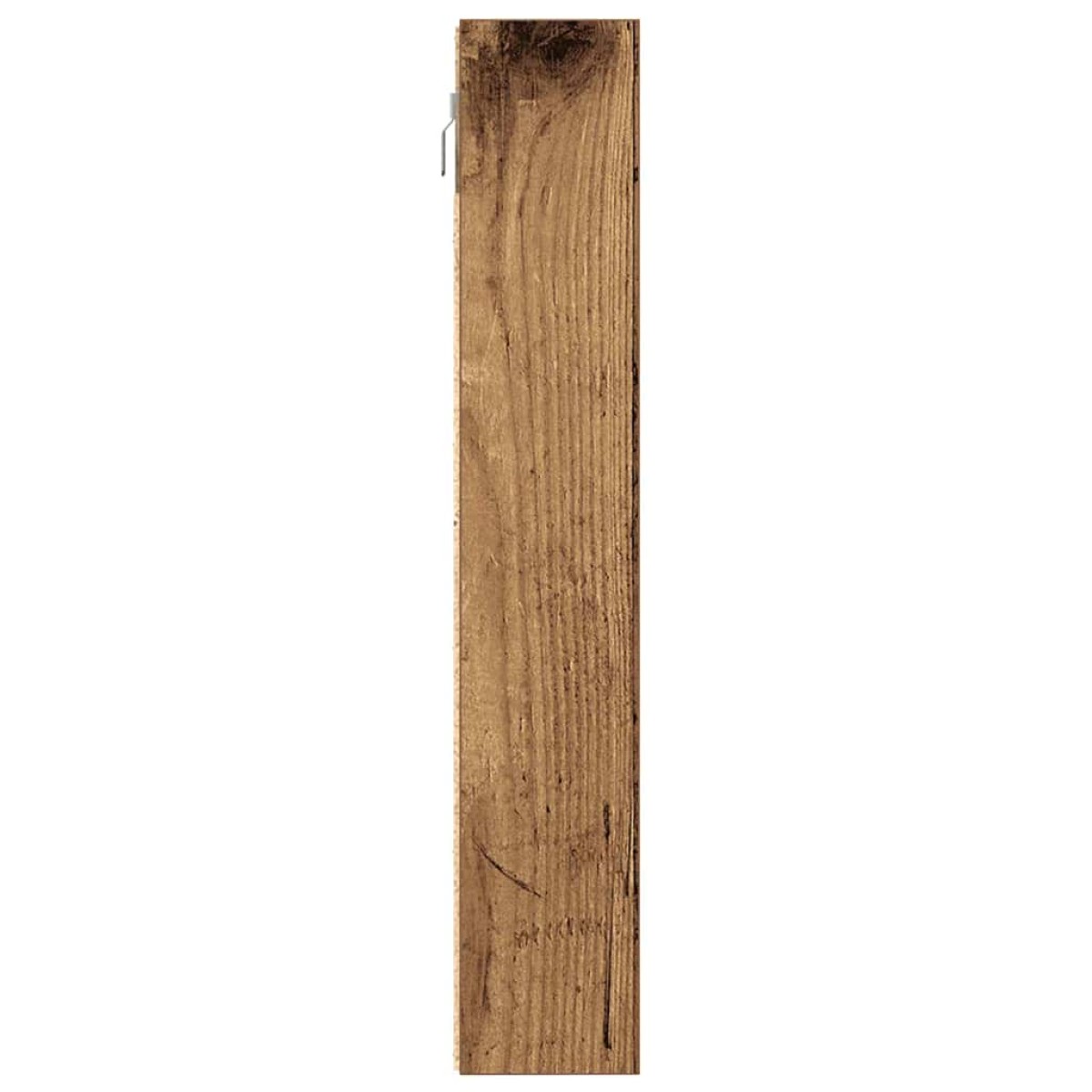 vidaXL Βιτρίνα Επιτοίχιο Παλιό ξύλο 100 x 8,5 x 50 cm