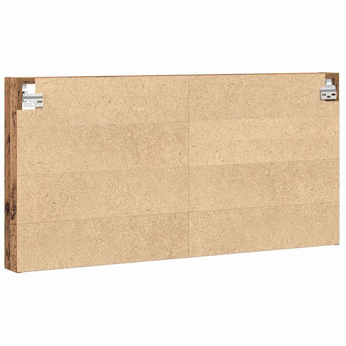 vidaXL Βιτρίνα Επιτοίχιο Παλιό ξύλο 100 x 8,5 x 50 cm