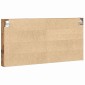 vidaXL Βιτρίνα Επιτοίχιο Παλιό ξύλο 100 x 8,5 x 50 cm