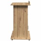 vidaXL Πλατφόρμα Artisan Oak Επεξεργασμένο Ξύλο 55 x 55 x 107 cm