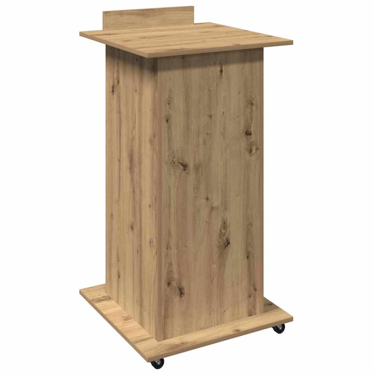 vidaXL Πλατφόρμα Artisan Oak Επεξεργασμένο Ξύλο 55 x 55 x 107 cm