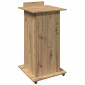 vidaXL Πλατφόρμα Artisan Oak Επεξεργασμένο Ξύλο 55 x 55 x 107 cm