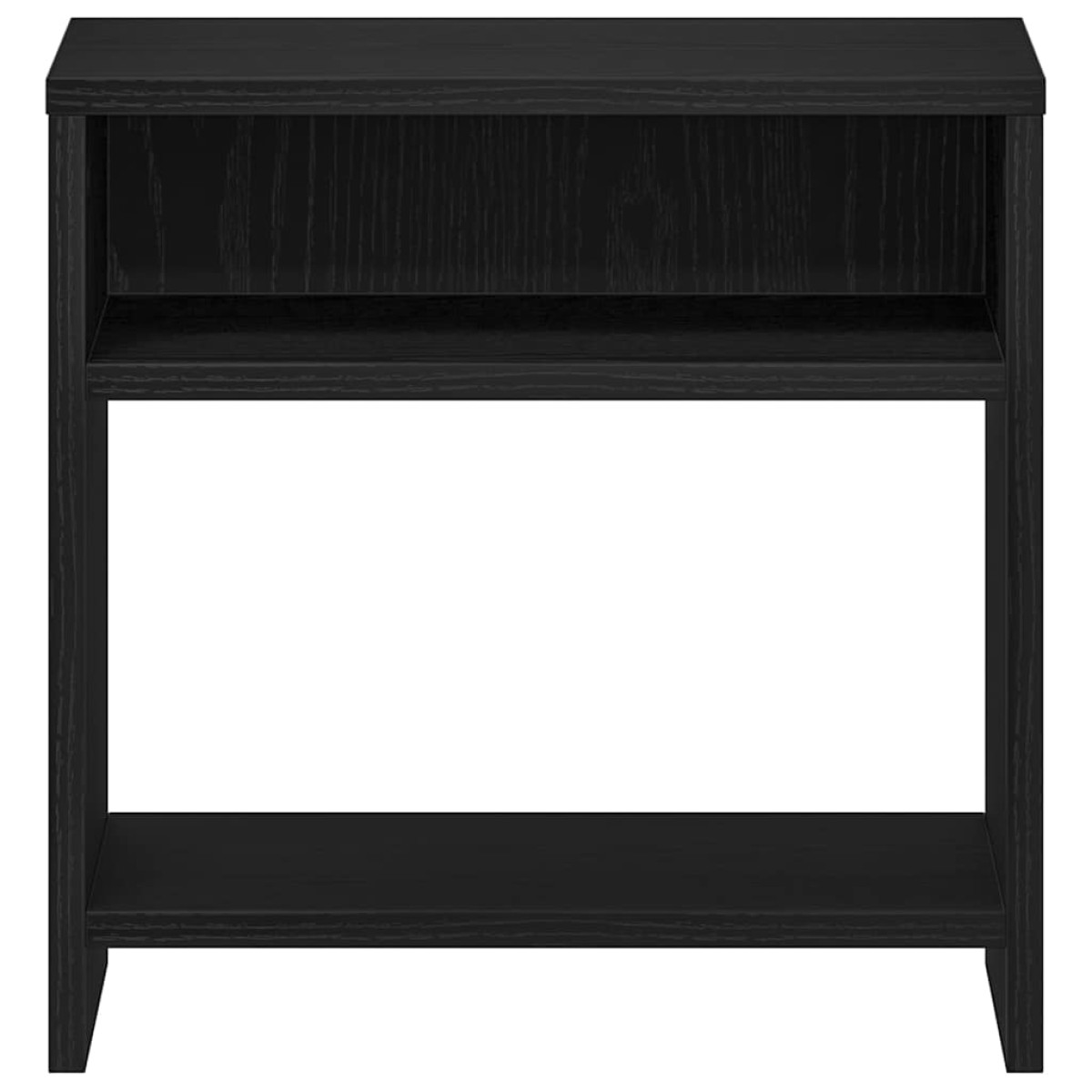 vidaXL Κομοδίνα 2 τεμ. Μαύρη Δρυς 40x30x40 εκ. από Τεχνητό Ξύλο