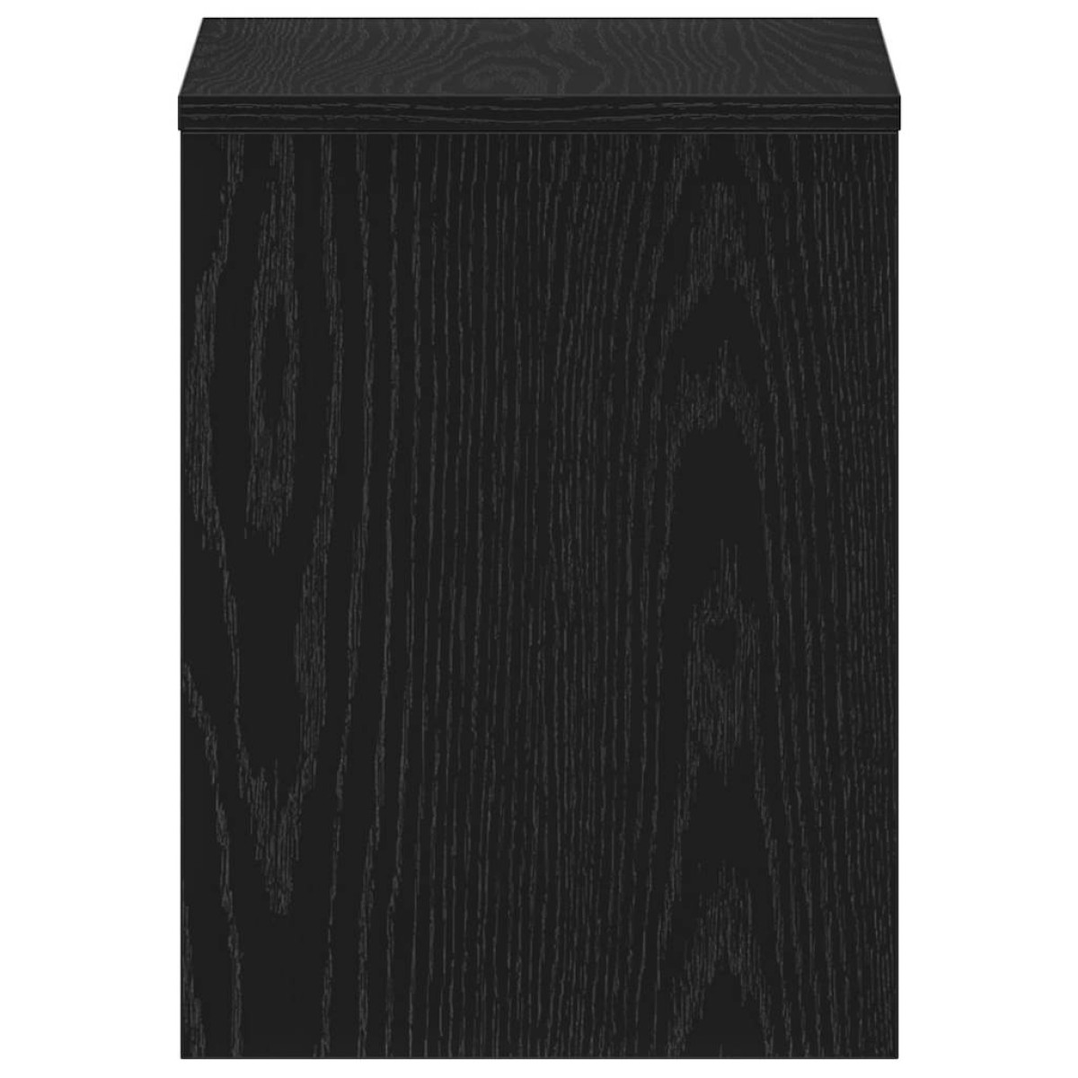 vidaXL Κομοδίνα 2 τεμ. Μαύρη Δρυς 40x30x40 εκ. από Τεχνητό Ξύλο