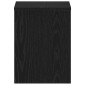 vidaXL Κομοδίνα 2 τεμ. Μαύρη Δρυς 40x30x40 εκ. από Τεχνητό Ξύλο