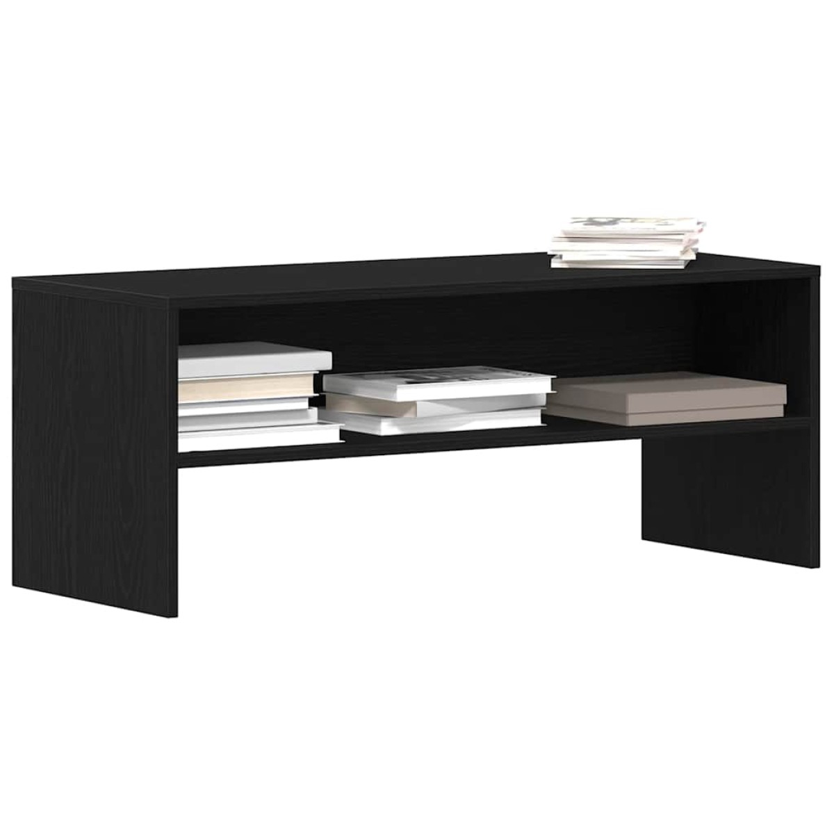 ντουλάπι τηλεόρασης vidaXL Μαύρη δρυς 100x40x40 cm Κατασκευασμένο ξύλο