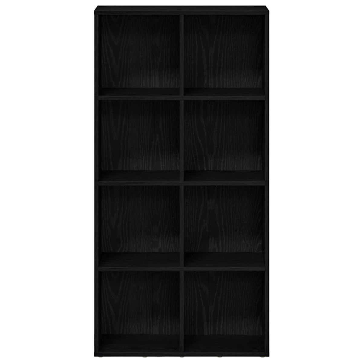 vidaXL Βιβλιοθήκη Μαύρη Δρυς 66x30x130 εκ. από Τεχνητό Ξύλο