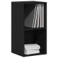 Κουτί αποθήκευσης vidaXL LP Μαύρη βελανιδιά 71x34x36 cm