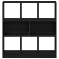 vidaXL Ντουλάπι βιβλίων Μαύρη βελανιδιά 97,5x29,5x100 cm