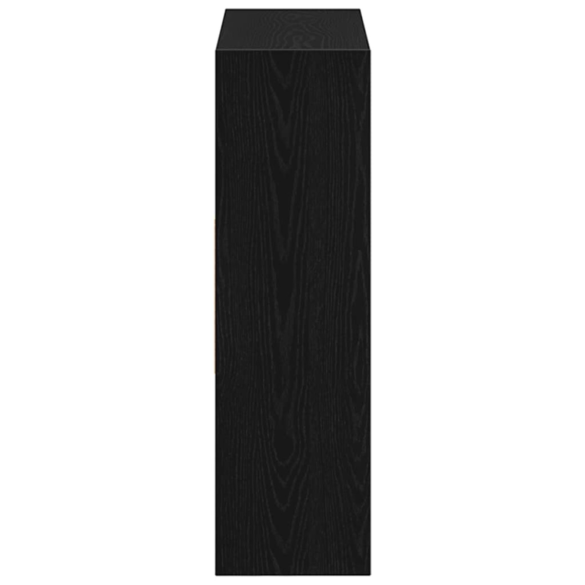 vidaXL Ντουλάπι βιβλίων Μαύρη βελανιδιά 97,5x29,5x100 cm